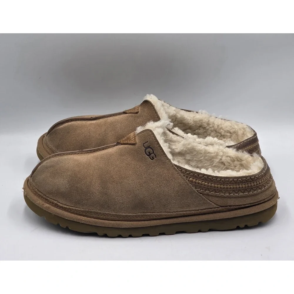 UGG Neuman Slipper Chestnut 1113631 Mens Slipper Slides Size 9 Slip-On